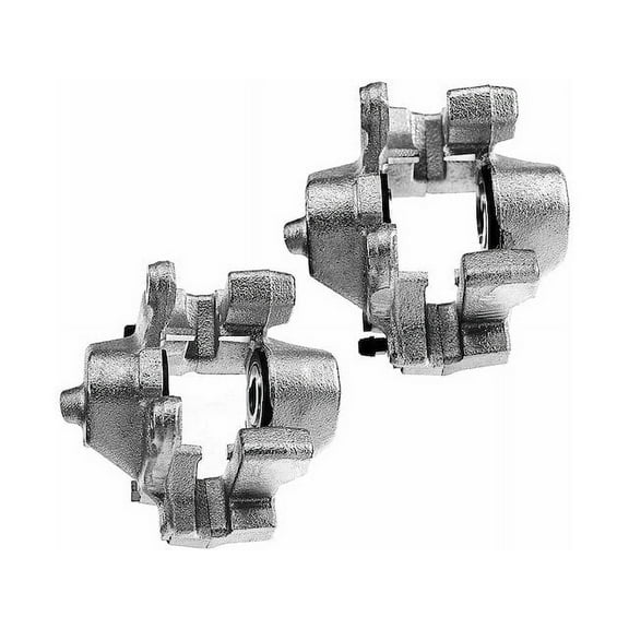 Rear Brake Caliper Set - Compatible with 2000 - 2005 Mercedes-Benz CLK320 2001 2002 2003 2004