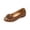 Brown -AF06, variant on Polka Dot Ballet Flats for Women Round Toe Bowknot Slip On Elegant Dressy Shoes for Going Out Vacation Office Work Brown US-10