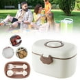 thumbnail image 1 of WHEANG Portable Formula Container Sealed And Dispenser Travel Friendly Powder Box For Snacks And Rice Compact Design, 1 of 9