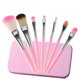 thumbnail image 1 of MWOOT 7 Uds. Pinceles de maquillaje para niñas, juego de brochas de maquillaje de fibra sintética, base, colorete, sombra de ojos, brocha para labios y cejas, brochas cosméticas de belleza para mezcla, 1 of 3