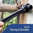 thumbnail image 3 of 14-17mm Ratchet Podger Spanner Double Ended Socket Ratcheting Podger Scaffold Wrench, 3 of 6