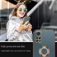 thumbnail image 3 of Compatible with Redmi Note 12 Pro Case Silicone TPU Shockproof Redmi Note 12 Pro 4G Phone Case with Magnetic Ring Kickstand Plating Anti-Scratch Cases (Grey), 3 of 14