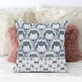 thumbnail image 4 of Lotus Indoor/Outdoor Pillow with Removable Cover in White Gray Blue26x26, 4 of 4