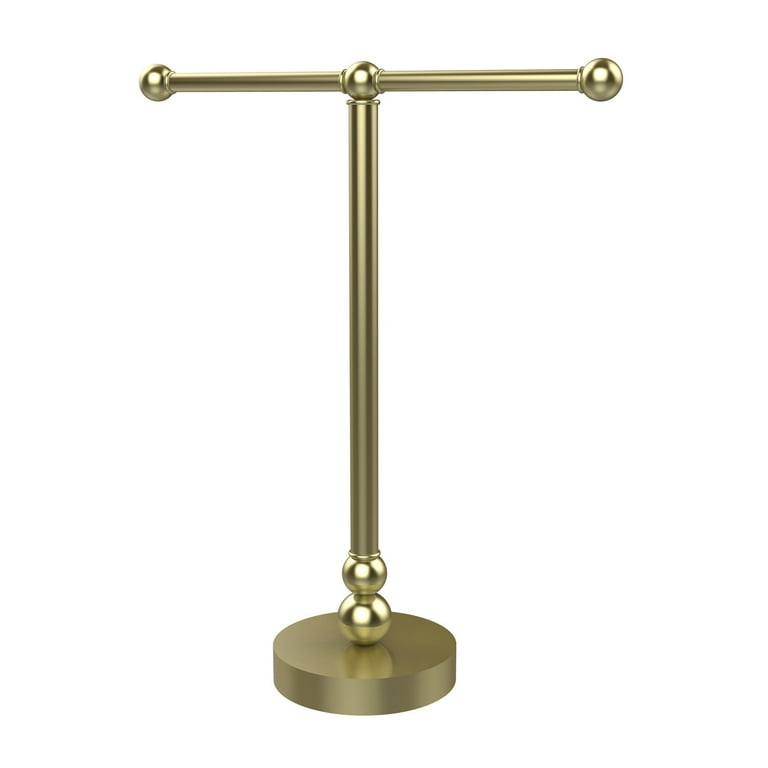 Allied Brass Vanity Top 2 Arm Guest Towel Holder in Polished Brass Allied Brass Vanity Top 2 Arm Guest Towel Holder in Polished Brass