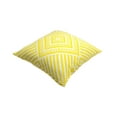 thumbnail image 3 of TreeWool (Pack of 2) Kaleidoscope Accent Decorative Square Cotton Throw Pillow Covers (20" x 20", Yellow), 3 of 5