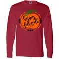 thumbnail image 3 of Inktastic Happy Fall Y'all Pumpkin Long Sleeve T-Shirt, 3 of 5