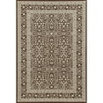 thumbnail image 1 of Art Carpet 841864106985 9 x 12 ft. Kensington Collection Microfloral Border Woven Area Rug, Brown, 1 of 3