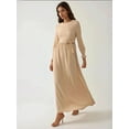 thumbnail image 6 of Textured Crew Neck Maxi Dress, 6 of 6