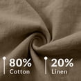 thumbnail image 3 of Linen Shirts for Women Casual Summer 2026 Lightweight Short Sleeve Button Down Shirts Beach Vacation Blouses Tops (Coffee, XXL), 3 of 8