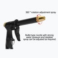thumbnail image 4 of Ruroz Garden Hose Nozzle Sprayer, Heavy Duty Metal Water Nozzle, High Pressure Spray Gun with 4 Spraying Patterns for Car Washing, Plants, Lawn and Patio Gardening, 4 of 9