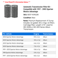 thumbnail image 2 of Automatic Transmission Filter Kit - Compatible with 1997 - 2003 Spartan Motors Advantage 1998 1999 2000 2001 2002, 2 of 2