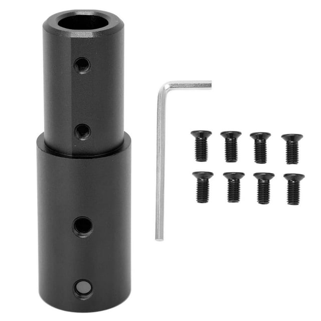 Tubo de extensión de manillar de aleación de aluminio para M365 1s Pro Pro 2 Essential Lite negro