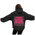 thumbnail image 5 of felwors Oversized Puff Graphic Hoodies for Teens & Young Adults - Trendy Cute Preppy Y2K Long Sleeve Sweatshirts with Pockets(Black, XXXL), 5 of 7