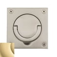 thumbnail image 2 of Baldwin 0397055SOL Flush Ring Pull Solid Spindle, Life Time Polished Nickel, 2 of 6