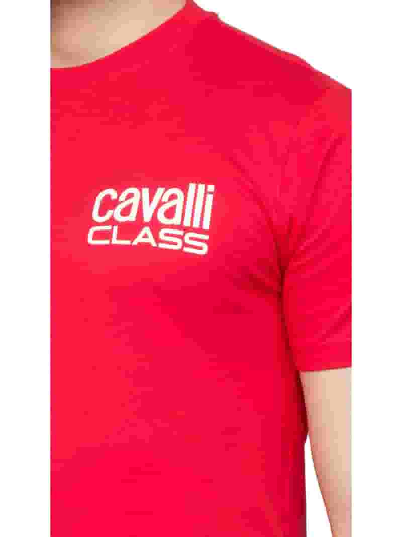 CAVALLI CLASS Tシャツ Cavalli Class Red Cotton Men T-Shirt - Walmart.com