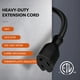 thumbnail image 2 of Cable de extensión para exteriores BN-LINK, 15 pies, 15 A, 1875 W, 12/3 SJTW, negro, 2 of 4