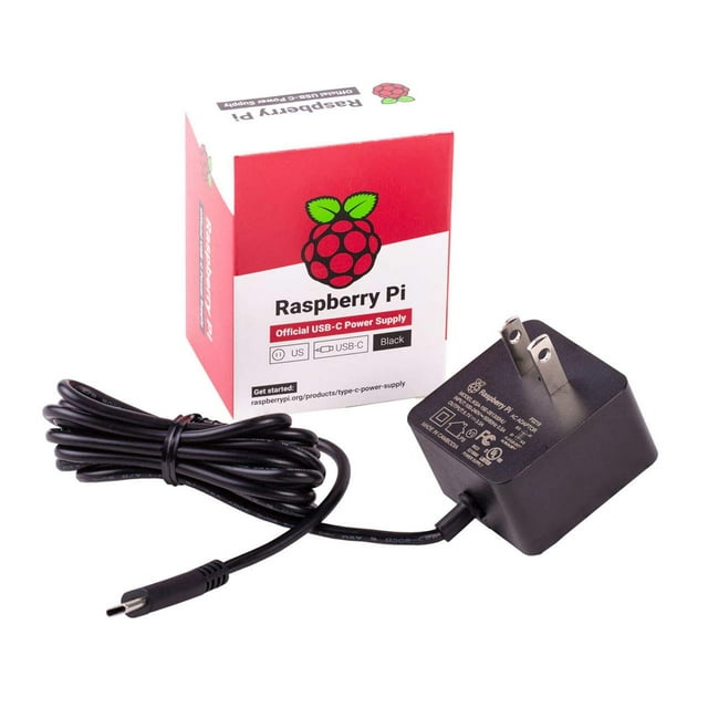 Fuente de alimentación Raspberry Pi 15 W USB-C 5.1 V 3 A con cable de 1.5 m