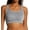 Coolest Grey Heather, variant on Women's Playtex US4221 Bounce Control Wire Free Sports Bra (Coolest Grey Heather 42D)