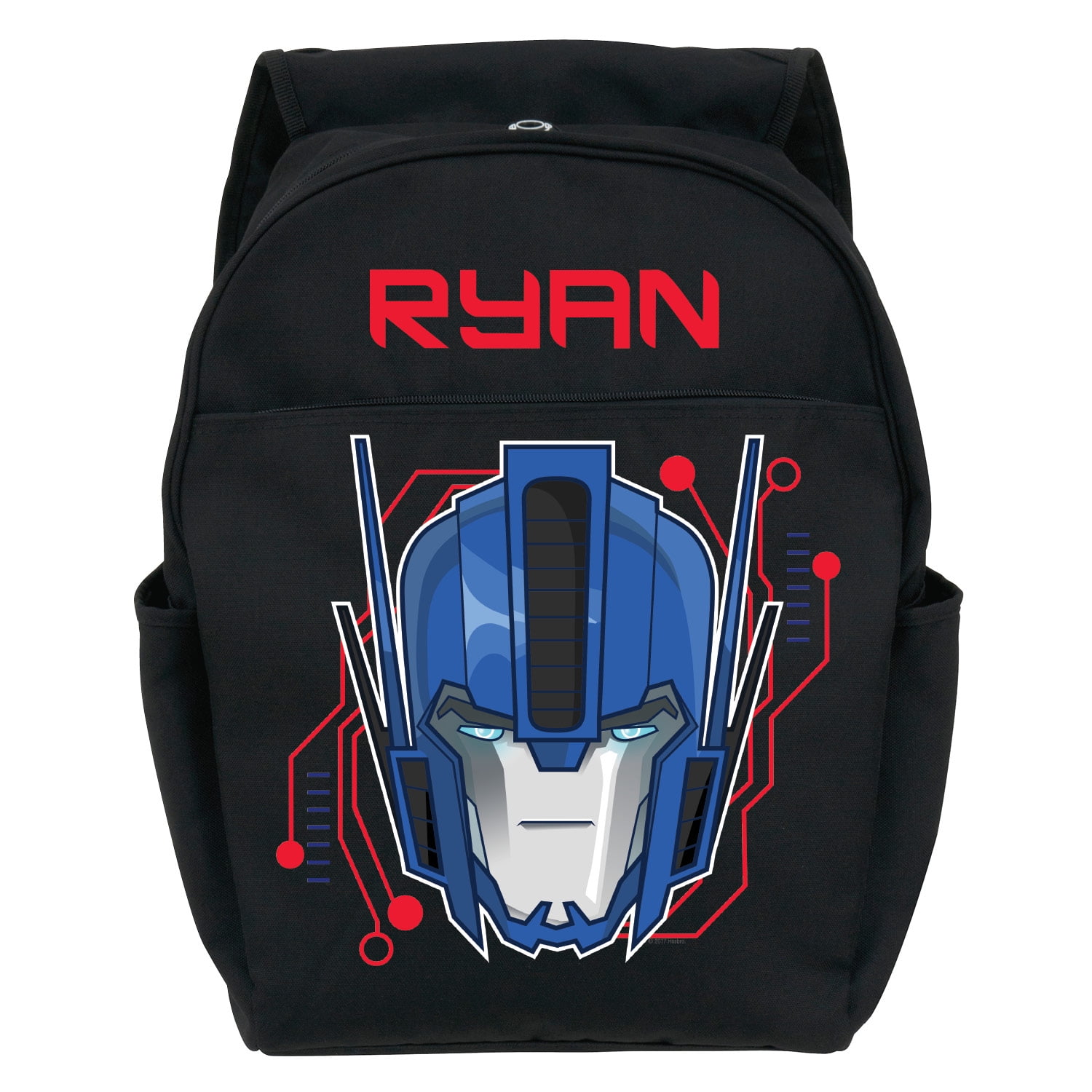 Transformers Personalized Toddler Black Backpack Transformers