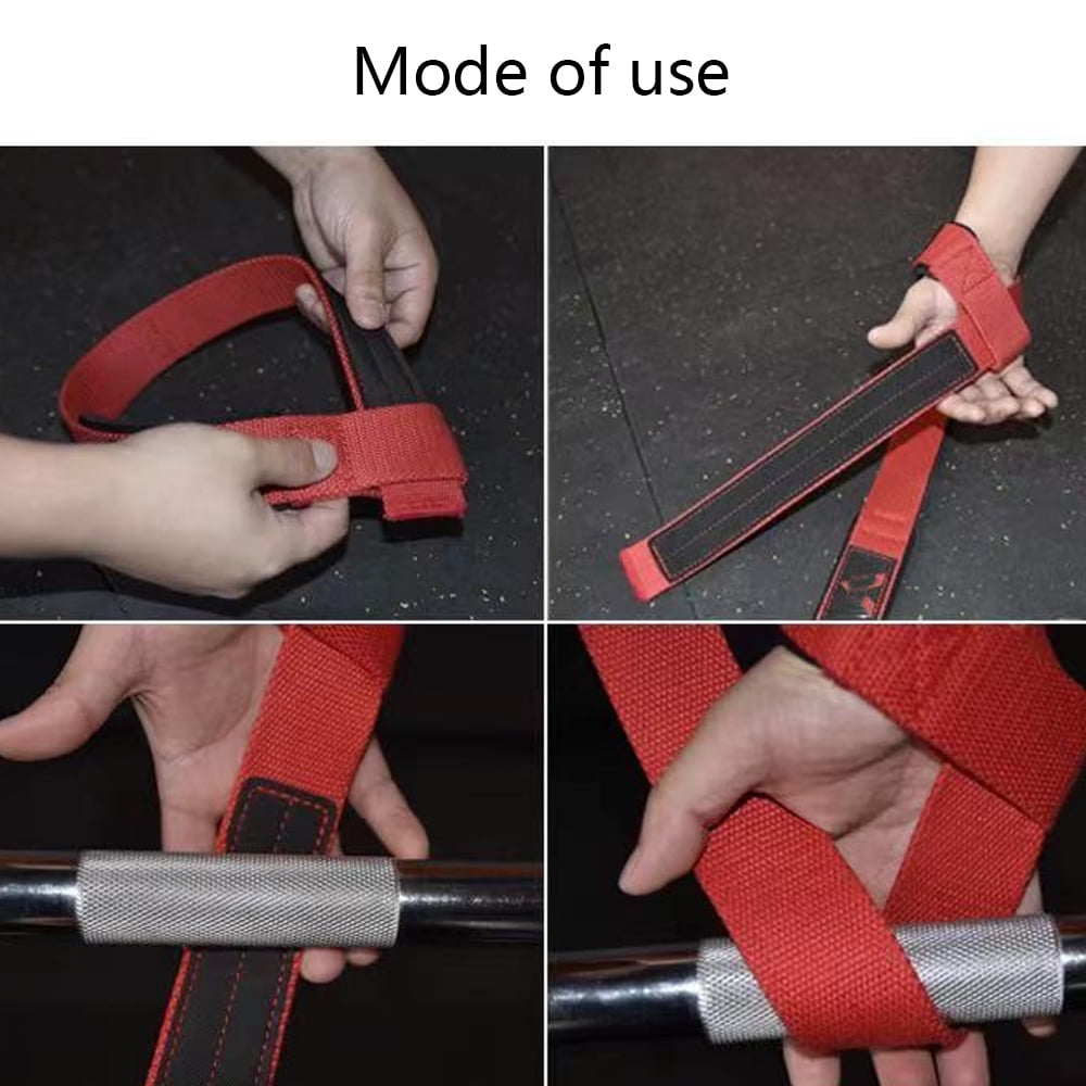 Lifting Straps - Wrist Support Wraps - for Powerlifting, Bodybuilding, Gym Workout