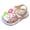 v#36Pink83, variant on Child Girls Sandals Cartoon Character Pattern Huarache Adjustable Ankle Strap Non- Comfort Insole Medium Flatform Heel For Summer Outdoor Play Elegant Footwear,Beige,0-3 Months