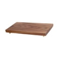 thumbnail image 3 of veasfak Wood Display Stand Wooden Riser Display Stand Wood Base Multifunctional Statue Display Ornament Display Stand for Flower Shop 33cmx17cmx3.7cm, 3 of 9