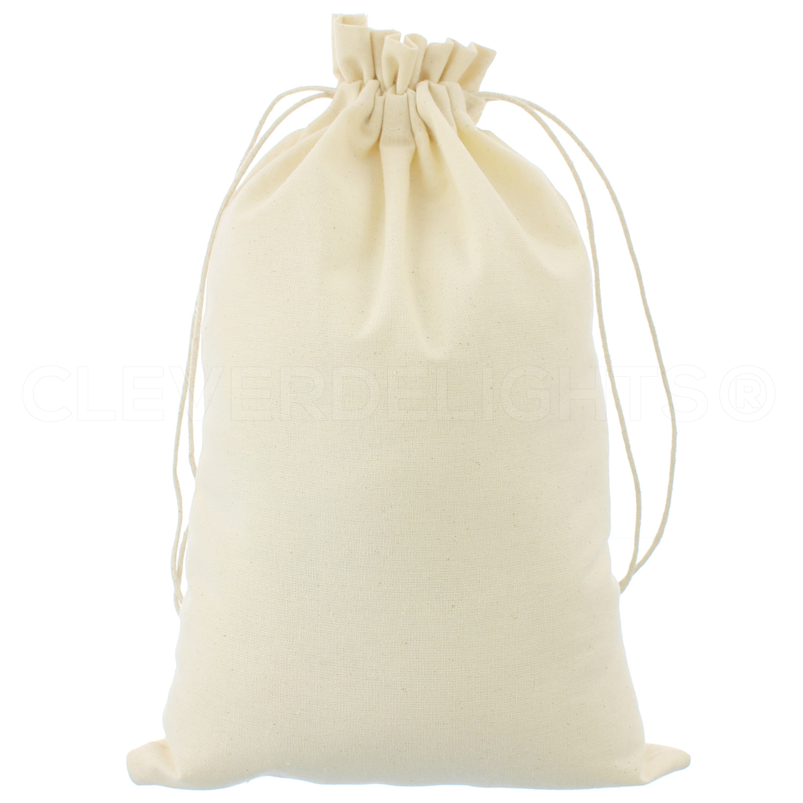 Size 10"x12" inches Natural Cotton Muslin bags *Eco-Friendly* Choose from QTY 