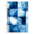 thumbnail image 7 of FORMRS 1-Subject Spiral Notebook 8" x 5" College Ruled 60 Refillable Sheet A5 Hard Cover, Blue Pattern, 7 of 7