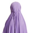 thumbnail image 5 of IDOPIP Kids Girls Abaya Muslim Full Cover Lace Hijab Dress 2pcs Kaftan Dubai Islamic Prayer Dress, 5 of 8