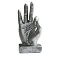 thumbnail image 1 of Fridja Gesture Finger Model Home Decoration Bar Model Room Desktop Decoration Resin Craft Gift Luxury, 1 of 4
