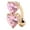 Pink, variant on jiaroswwei Reverse Crystal Zircon Bar Belly Ring Gold Body Piercing Button Navel Two Hearts