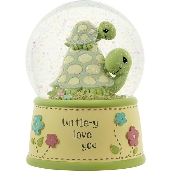 Precious Moments 222102 Turtle-y Love You Resin/Glass Musical Snow Globe
