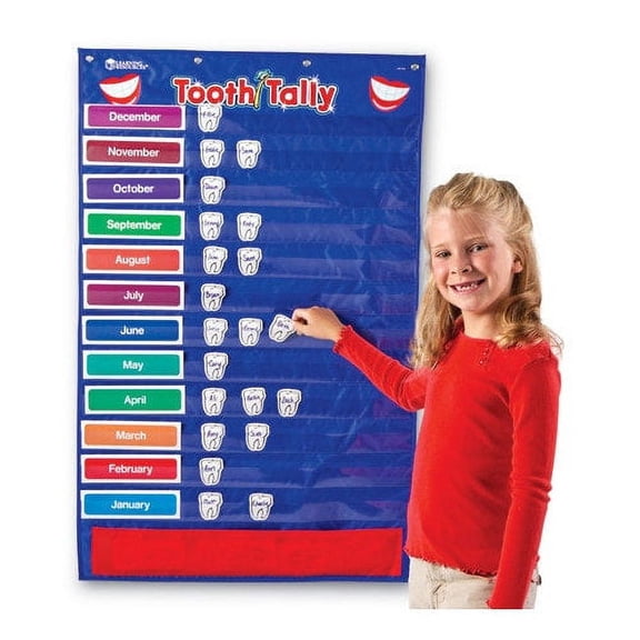 Learning Resources Tooth Tally Pocket Chart
