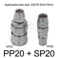 thumbnail image 1 of 2Pcs/Set Quick Release Air Line Hose Fittings Coupler Connector For Air Compressor Hose Air Tools Parts, 1 of 6