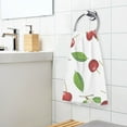 thumbnail image 5 of Cherry with Leaves Cotton Face Towels Soft Hand Towel Absorbent Bathroom Towel for Kitchen Hotel Decoration, 5 of 7