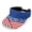 American Flag Theme, variant on HUIACONG Two-color American flag Sun Visor Hat Large Brim Quick-Drying Packable Clip On Running Outdoor Activities Summer Garden Women Unisex