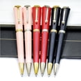 thumbnail image 3 of MB edición especial de lujo de MM, fuente de colores negro/rosa/rojo, Rollerball/bolígrafo con Clip de perla, gran actriz de Monte, 3 of 4
