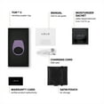 thumbnail image 2 of LELO TOR 3 Vibrating Penis Ring Couples App Controlled Handsfree Waterproof, Violet Dusk, 2 of 7