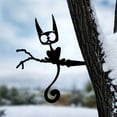 thumbnail image 4 of Estaca decorativa de metal para jardín exterior – Adorno de hierro para jardín, ideal para cercas, césped, macizos de flores, patios y decoración de granjas, con acabado resistente a la intemperie., 4 of 6