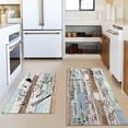 thumbnail image 6 of Farmhouse Kitchen Rugs Sets of 2 Non Slip Washable Farmhouse Kitchen Mats for Floor 2 Piece Country Rustic Rug Mat Set Home Decor, 6 of 6