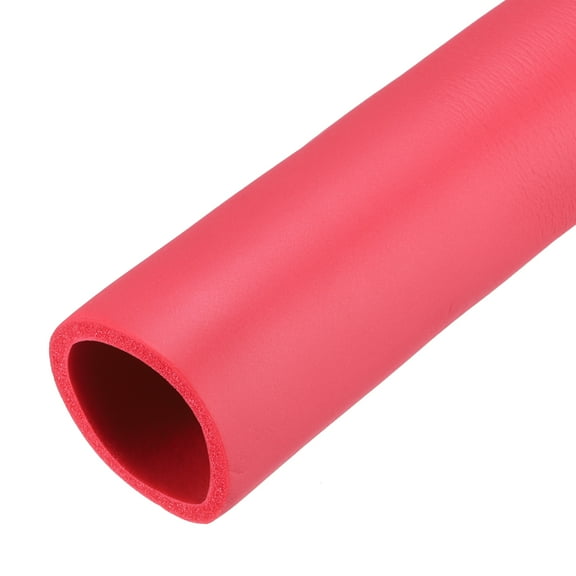 Uxcell NBR Foam Tubing for Handle Grip Support Pipe Insulation 40mm x 50mm Red