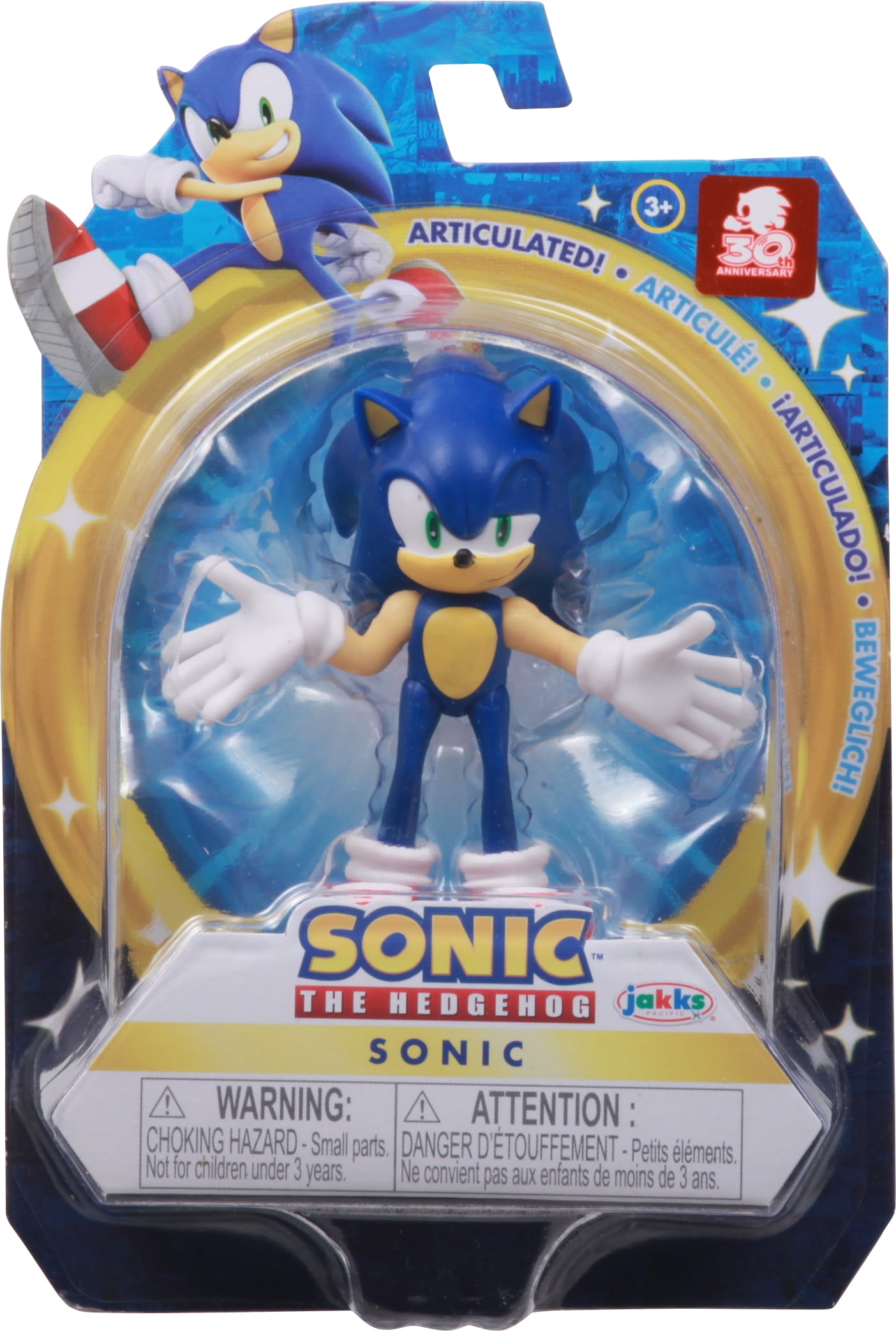 2021 Jakks Pacific Sonic The Hedgehog 30th Anniversary Action Figure Tails for sale online 