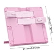 thumbnail image 3 of Zhenhongyql Adjustable Kids Book Stand Ergonomic Reading Holder For Children Desktop Bookstand With Non Clamp Book Rack For Study & Reading (Suitable For Books Tablets), 3 of 9