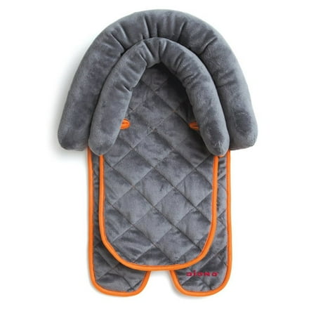 Diono 2-in-1 Infant Head Support for Car Seats, Grey