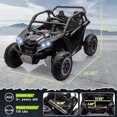 thumbnail image 3 of Kojooin 2 Seater Kids Ride On Car, 24V Kids Electric UTV with Remote Control, Safety Belt, Bluetooth Music and Lights, 3 of 8