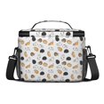 thumbnail image 3 of Chubby Cat White Pattern Insulated Lunch Box for Women Men, Medium Leakproof Cooler Bag with Adjustable Strap, 10"x6.7"x8", 3 of 6