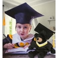 thumbnail image 6 of DolliBu Long Leg Black Bear Graduation Plush Toy - Soft Plush Graduation Stuffed Animal Dress Up with Gown & Cap with Tassel Outfit - Congratulatory Graduation Gift - 10.5 Inch, 6 of 6