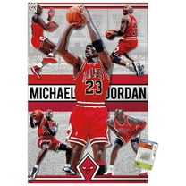 Michael Jordan - Collage Wall Poster with Pushpins, 22.375" x 34"