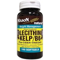 Mason Lécithine naturelle Avec Kelp B-6 Plus vinaigre de cidre Gélules, Gestion du poids - 100 Ea