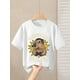 thumbnail image 1 of Boys' "Capybara Gamer" Graphic Tee - Comfy & Breathable Cotton Blend, Casual Round Neck Short Sleeve T-Shirt with Cartoon Capybara Print, Ideal for Youngsters & Teens, Perfect Gift, 1 of 6